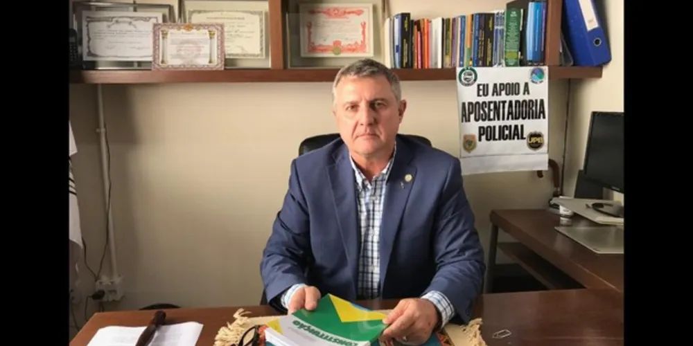 Fabio Barddal, presidente do Sindicato das Classes Policiais Civis do Estado do Paraná (Sinclapol). 