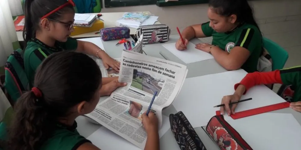 Imagem ilustrativa da imagem Paralisação dos caminhoneiros é tema de aula em 5º ano