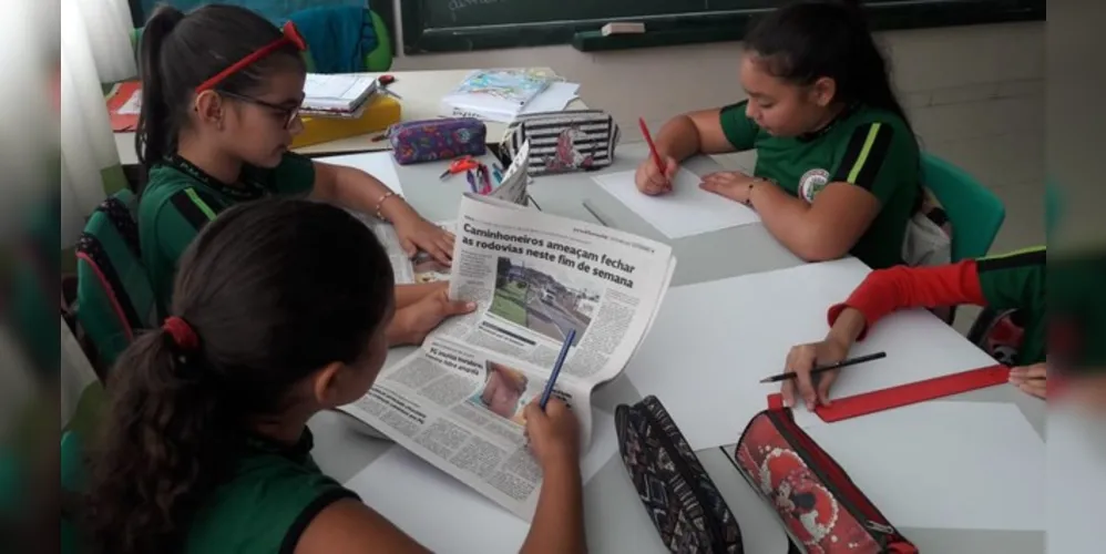 Imagem ilustrativa da imagem Paralisação dos caminhoneiros é tema de aula em 5º ano