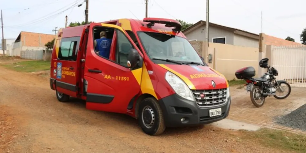 Corpo de Bombeiros prestou atendimento à vítima