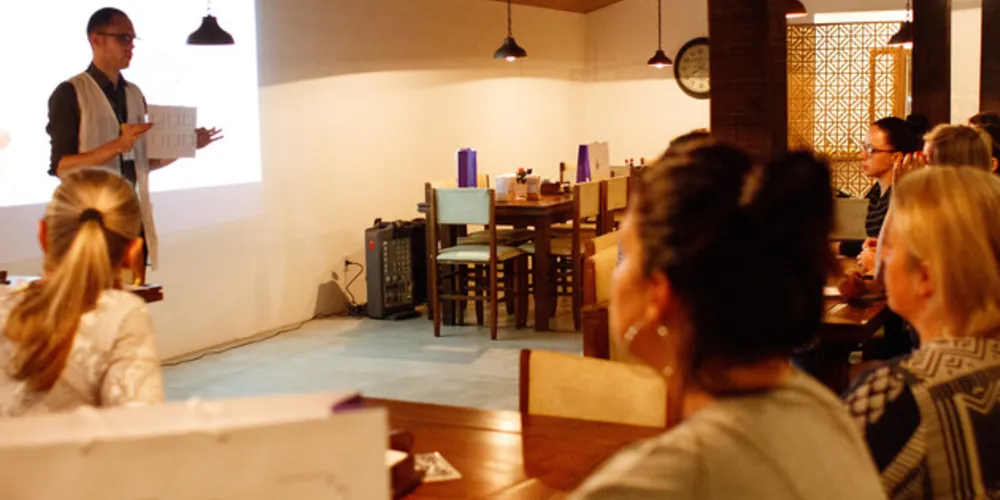 No processo do concurso foi programado três workshops