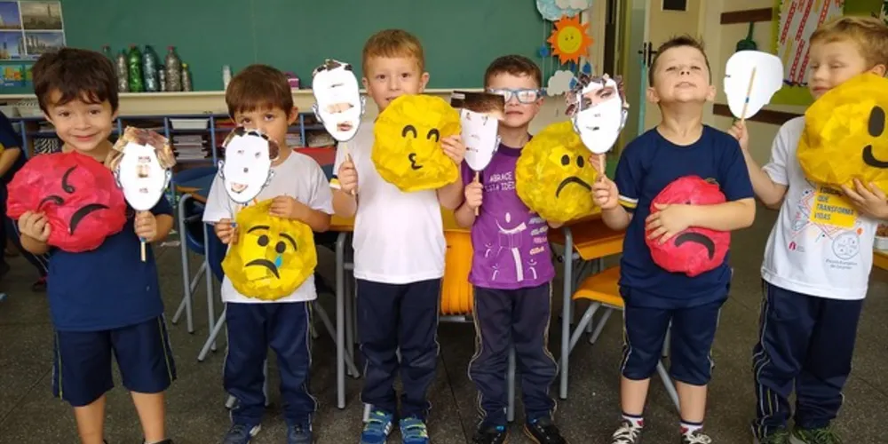 Imagem ilustrativa da imagem Aula com Infantil V aborda sentimentos em Carambeí