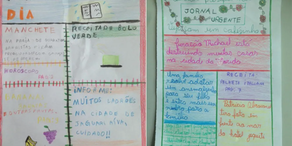 Imagem ilustrativa da imagem Teoria e prática sobre impressos são aplicados em 5ºB
