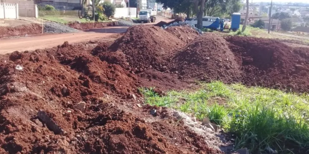 Local onde o imóvel se encontrava antes da ação dos servidores da Secretaria Municipal de Serviços Públicos