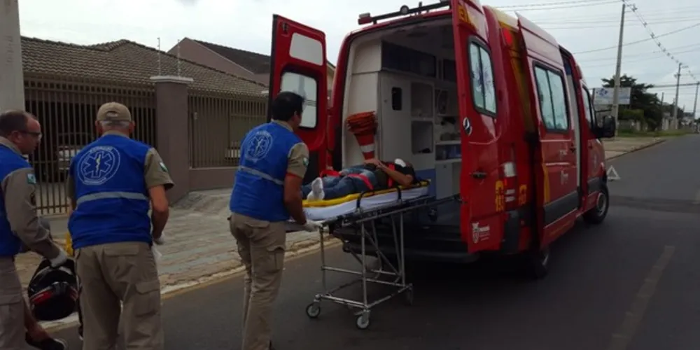 Corpo de Bombeiros prestou atendimento à vítima