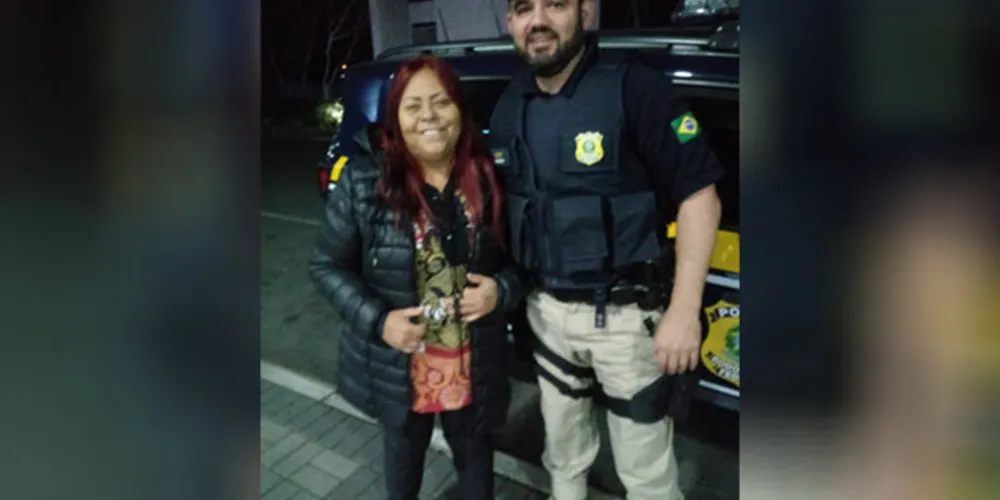 Silmara teve ajuda da PRF para chegar até hospital em Campo Largo para fazer transplante de rim