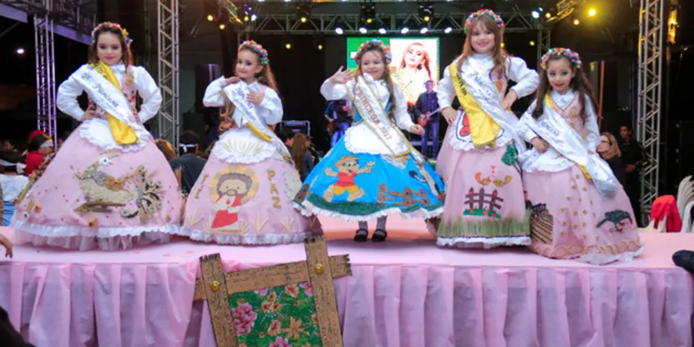 Para concorrer como princesa, as meninas precisam ter residência fixa em Tibagi