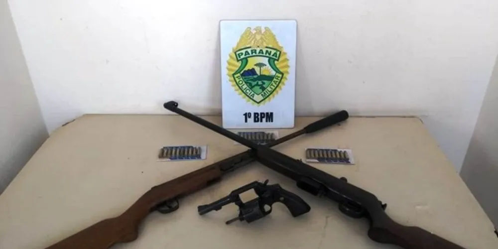 Armas foram encontradas em um bar às margens da BR-376