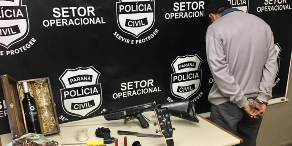 Equipes também recuperaram os vários objetos furtados pelo rapaz