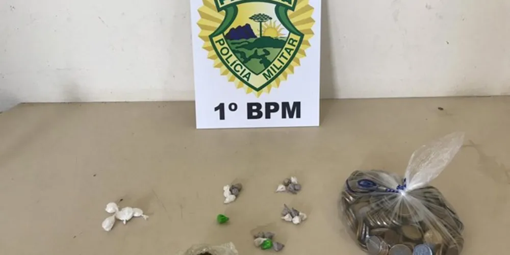 Drogas poderiam render quase R$ 500 ao rapaz preso por tráfico de drogas