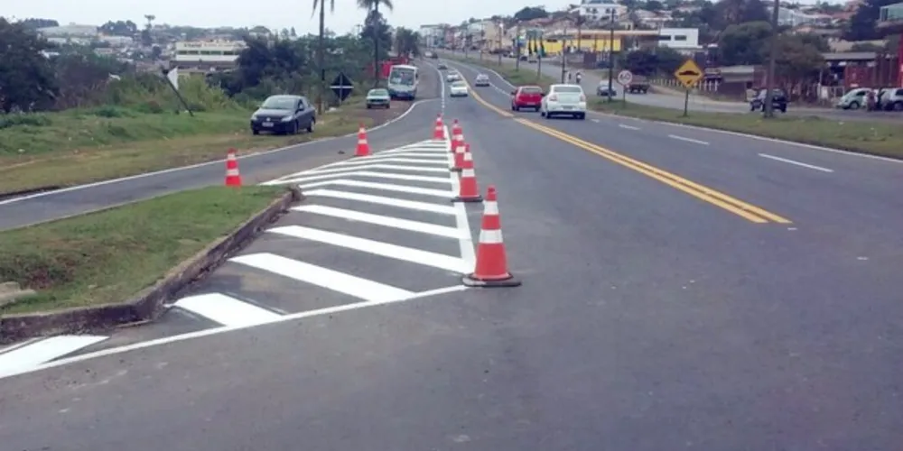Trecho da rodovia que liga Telêmaco Borba e Harmonia estava em obras desde 2017