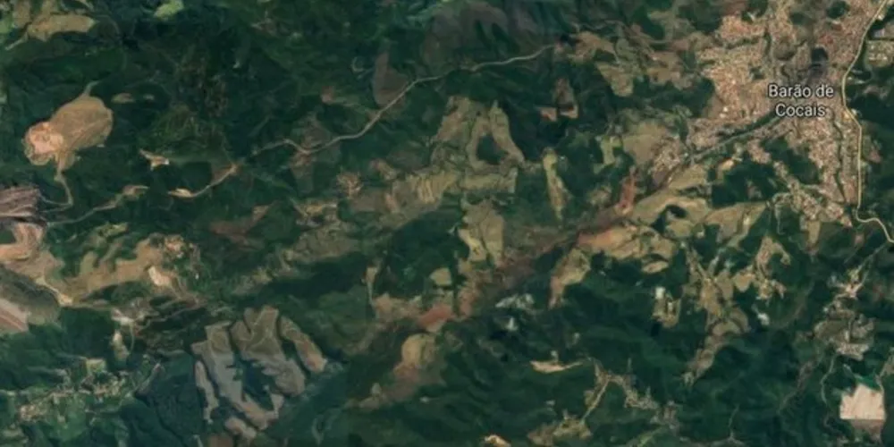 Barragem localizada em Barão de Cocais, em Minas Gerais, pode se romper