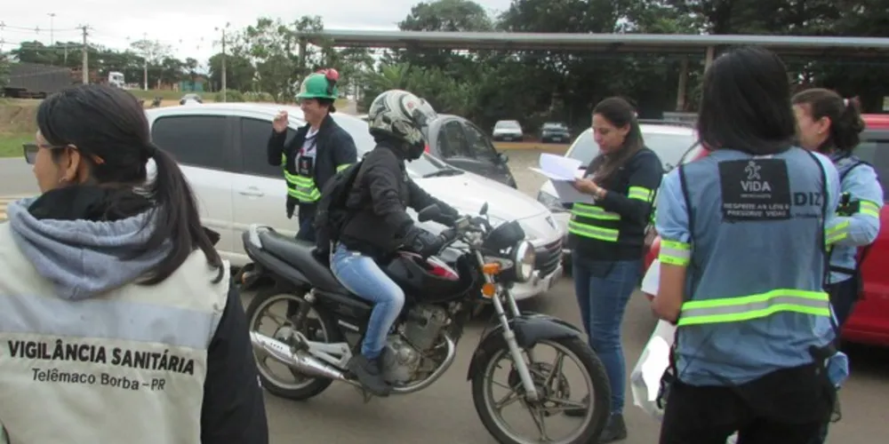 Ação preventiva aconteceu na última sexta-feira (17) em Telêmaco Borba 
