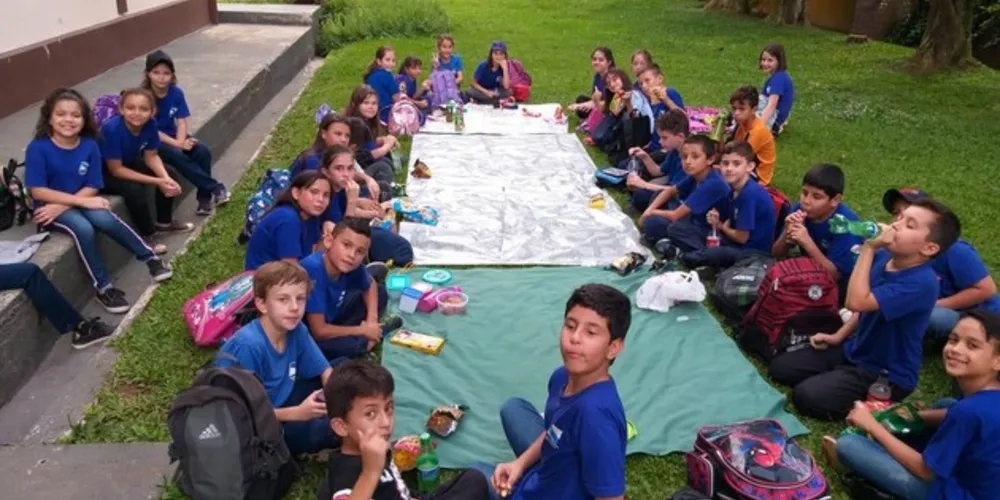 Imagem ilustrativa da imagem Aula passeio permite interação de 5º ano em Castro