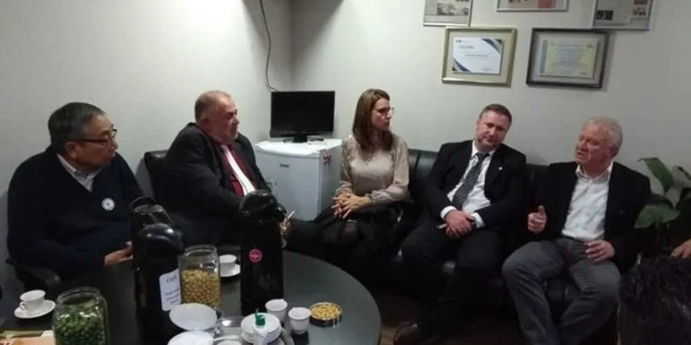 Na reunião que contou com o deputado Emerson Bacil, foi apresentado o projeto de expansão do Parque Tecnológico