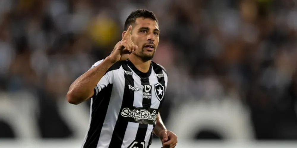 Diego Souza marcou um dos gols da vitória do Botafogo sobre o time paraguaio