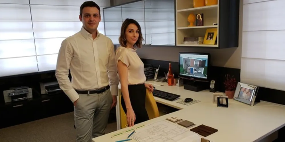 Arquitetos, Lorena Damo Comel e Welton Zaziski Gomes dão dicas para quem está construíndo