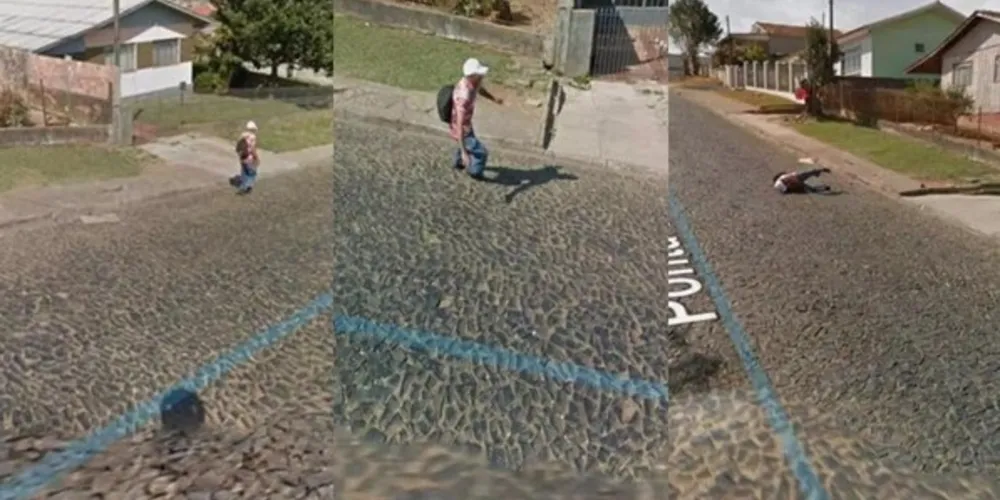 As imagens de satélite estão disponíveis na plataforma do Google Street View