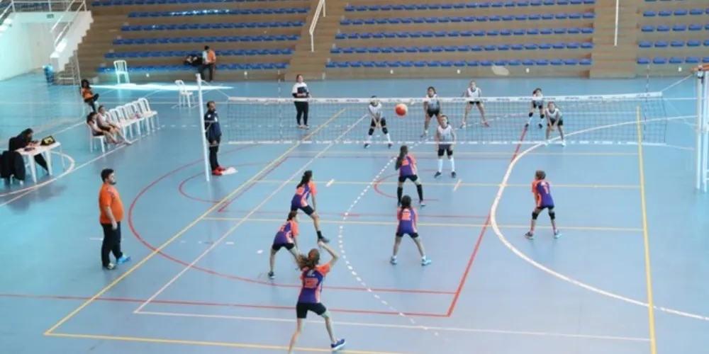 Todas as partidas da modalidade aconteceram nas quadras da Arena Multiuso em Olarias
