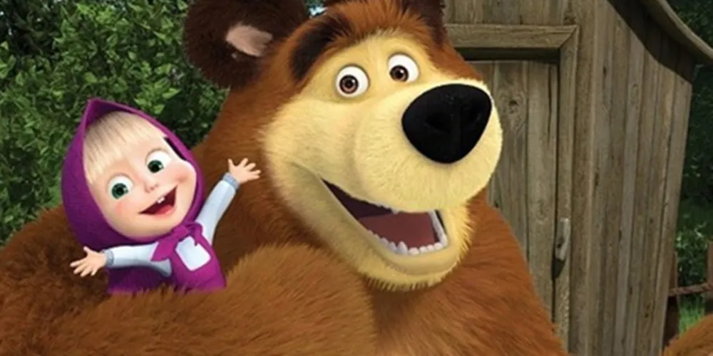 O desenho retrata o dia a dia da garotinha Masha e seu melhor amigo, um urso