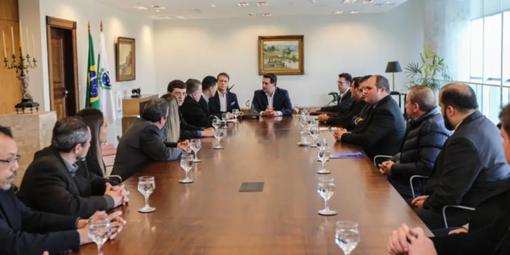 Entusiasta do biogás, o prefeito de Ponta Grossa, Marcelo Rangel, também participou do encontro