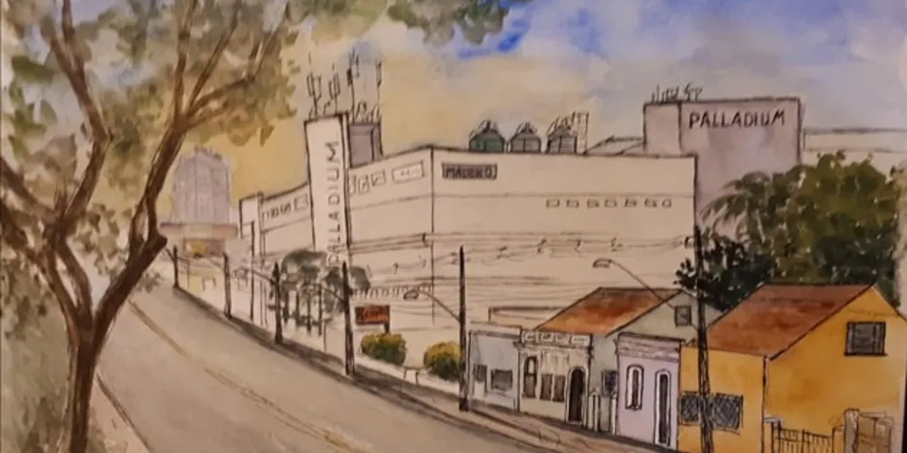 Desenhistas retrataram aproximadamente 140 imagens de Ponta Grossa, entre parques, igrejas, patrimônios históricos e culturais