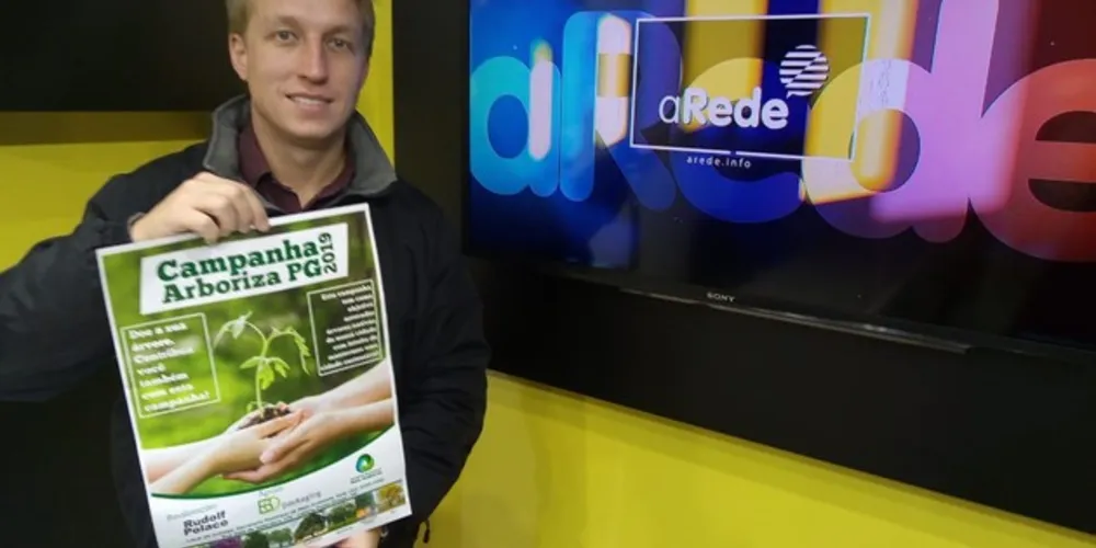 Imagem ilustrativa da imagem Rudolf Polaco inicia
campanha por arborização em PG