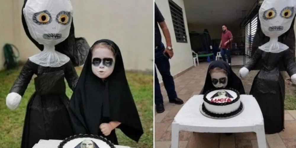 Imagem ilustrativa da imagem Criança de 3 anos tem festa com o tema 'Invocação do Mal'