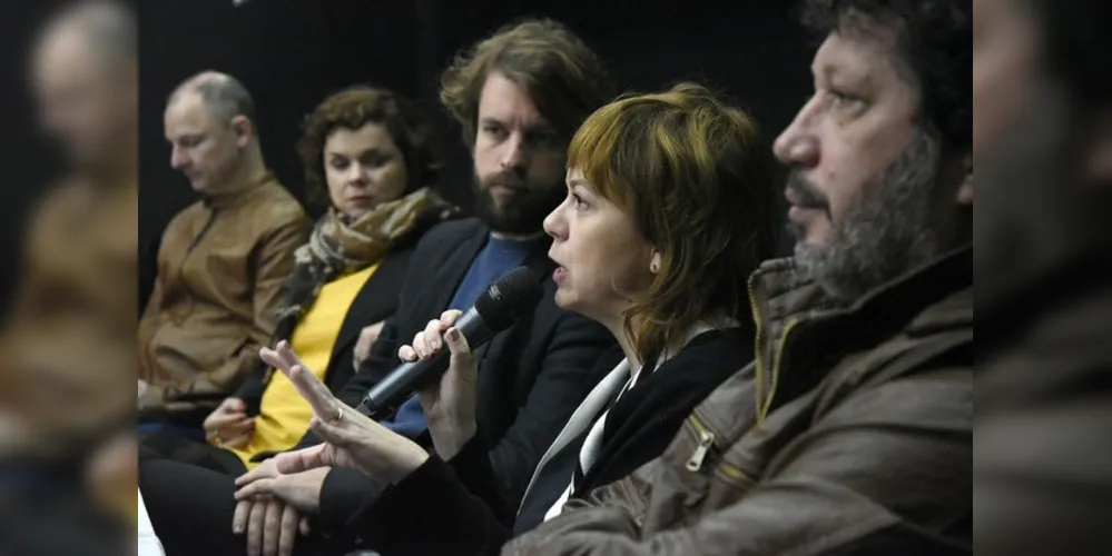 A superintendente da Cultura, Luciana Casagrande Pereira, anunciou o Edital do Audiovisual 2019 durante o Fórum de Cinema neste sábado, dia 8 de junho, na Cinemateca de Curitiba.