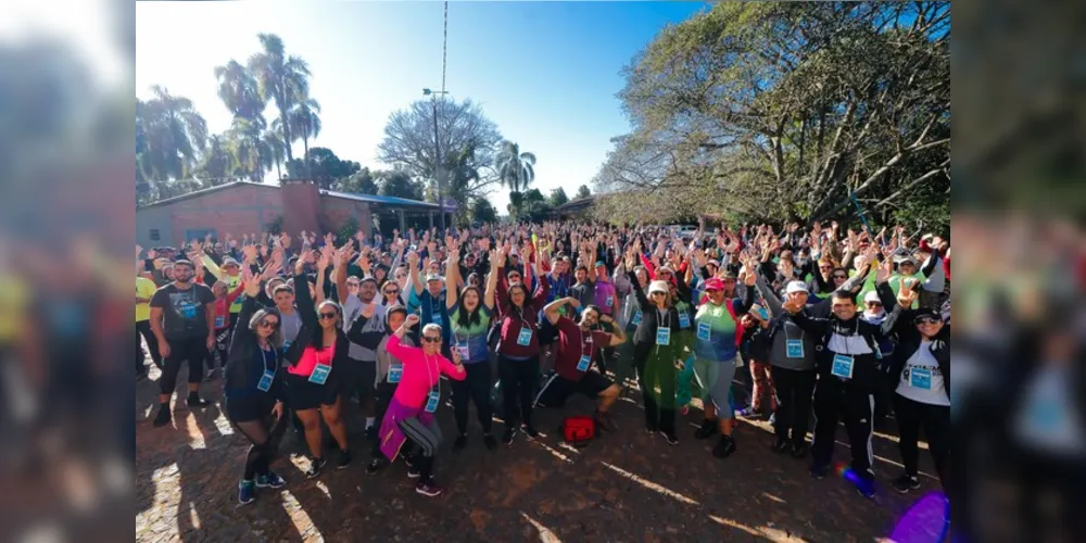 Público recorde caminhou pelas belas paisagens naturais do Circuito Rota do Barreiro em Tibagi
