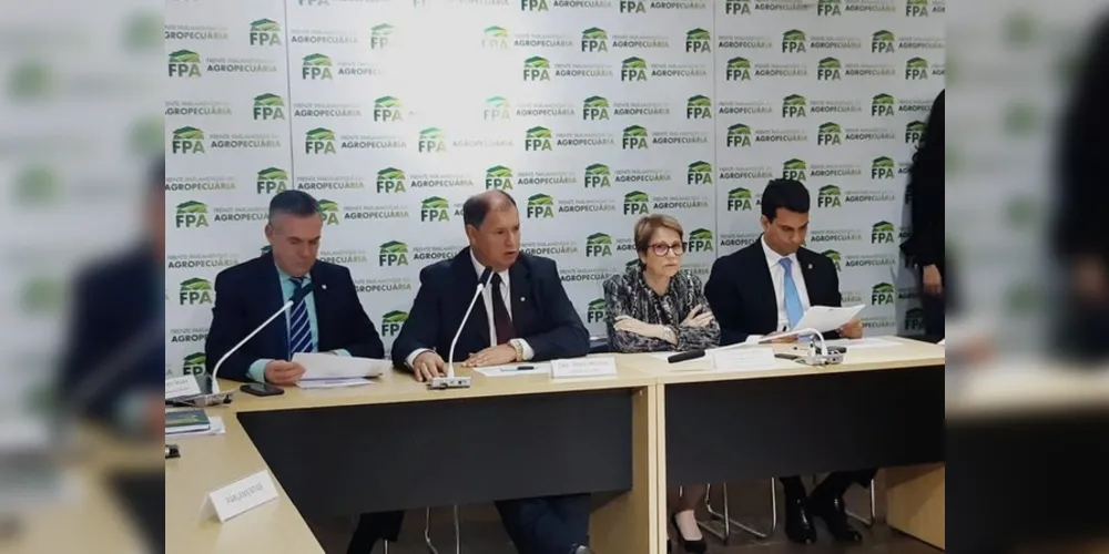 Tereza Cristina se reuniu com a Frente Parlamentar da Agropecuária