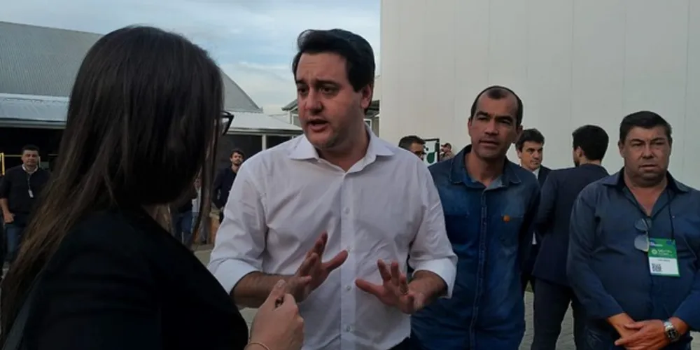 Governador Carlos Massa Ratinho Junior encontra-se em Carambeí, nesta tarde, em visita à terceira edição da Digital Agro