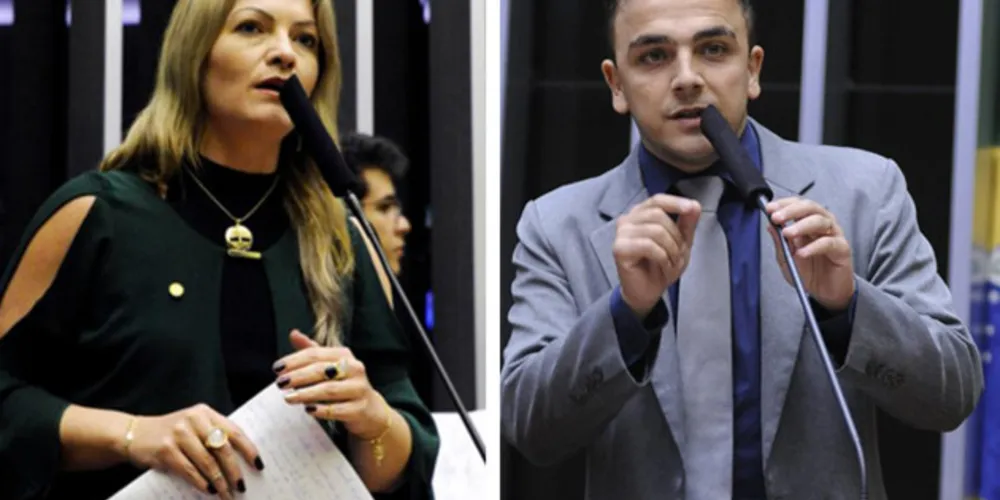 Aline Sleutjes (PSL) e Aliel Machado (PSB)