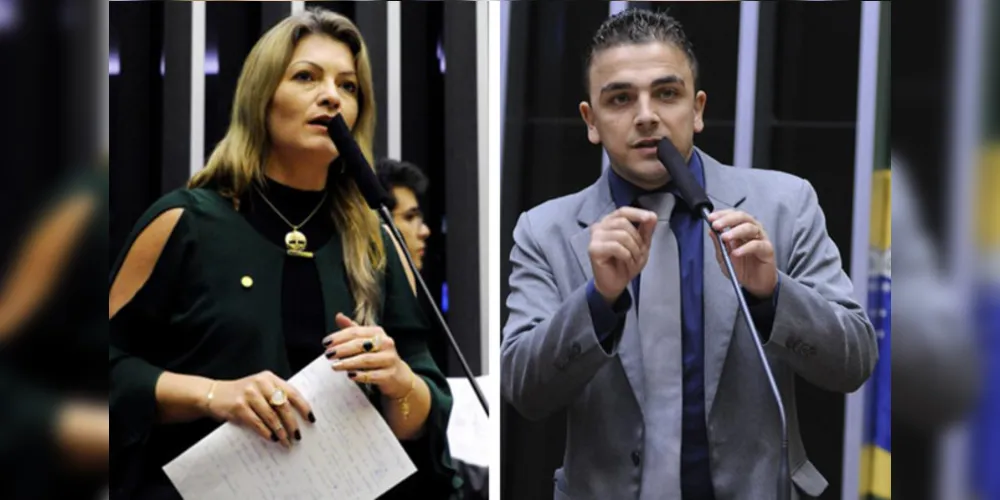 Aline Sleutjes (PSL) e Aliel Machado (PSB)