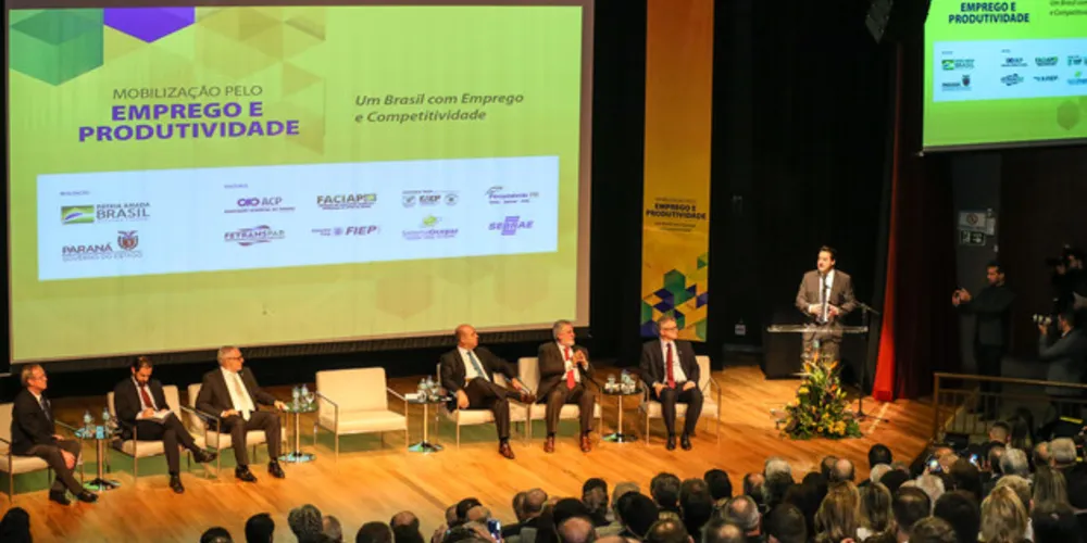 Afirmação foi feita pelo governador Carlos Massa Ratinho Junior durante o lançamento, no Estado, do programa federal Mobilização pelo Emprego e Produtividade para Todos