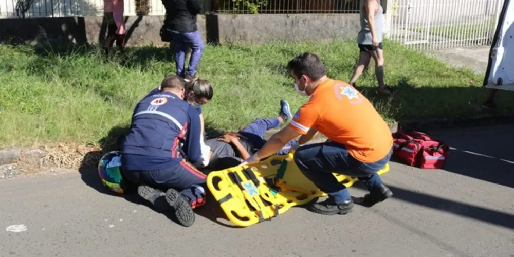 Acidente aconteceu em cruzamento do Parque Nossa Senhora das Graças