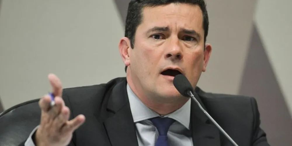 O ministro da Justiça e Segurança Pública, Sergio Moro, participa de audiência pública na Comissão de Constituição e Justiça do Senado


