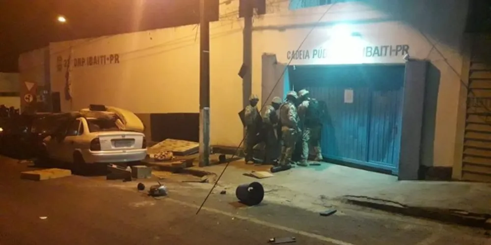 Imagem ilustrativa da imagem Rebelião na Cadeia Pública de Ibaiti acaba após 12 horas
