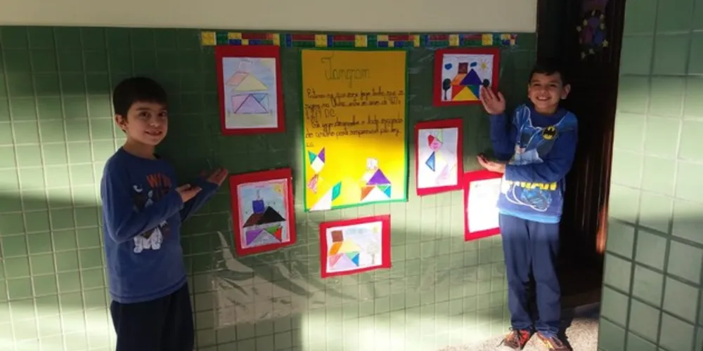 Imagem ilustrativa da imagem Tangram traz benefícios a alunos de PG