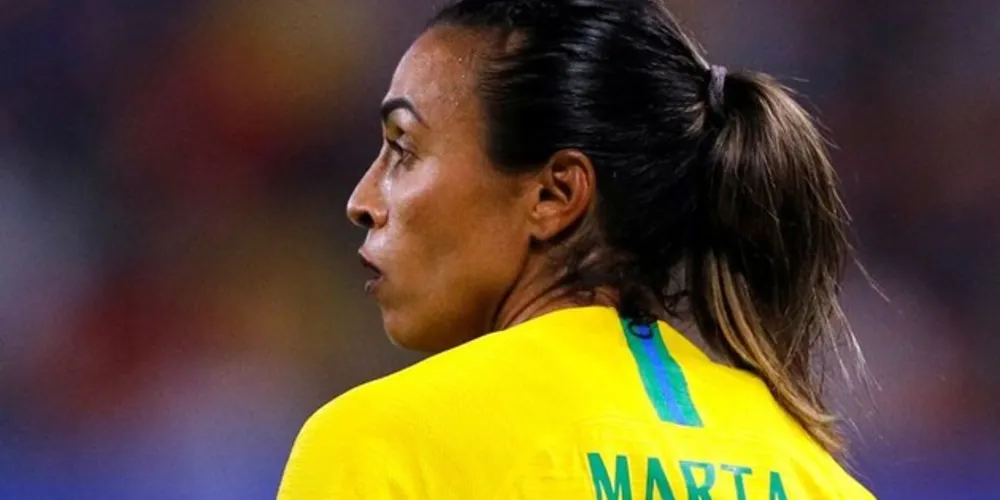 Marta disse que a seleção deu o seu melhor e que deixava a comptição com muito orgulho pelo que fizeram em campo 
