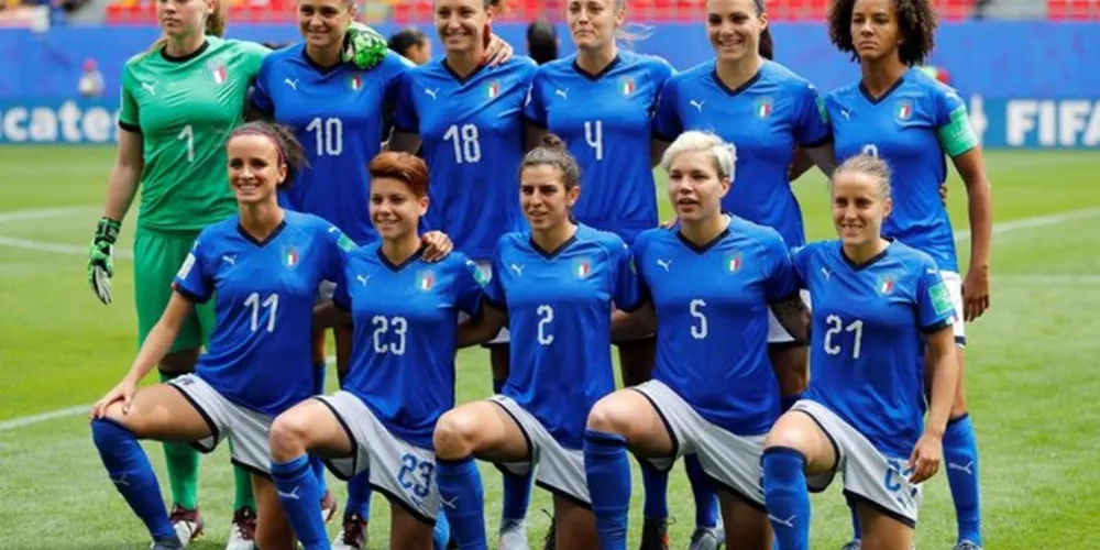 Seleção da Itália na Copa do Mundo de Futebol Feminino - França 2019. 
