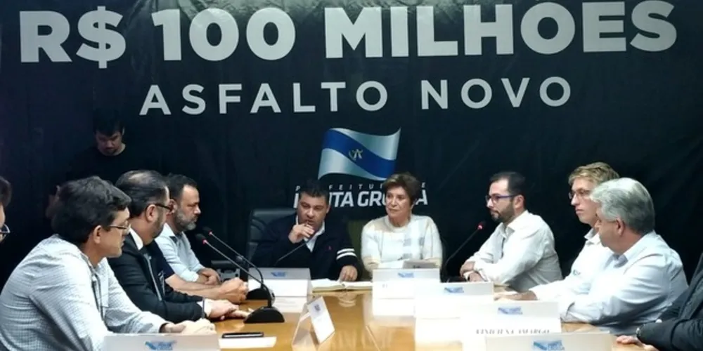Imagem ilustrativa da imagem PG terá R$ 100
milhões para investir em asfalto