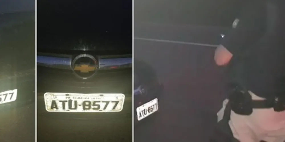 Após ultrapassagem proibida, PRF prende motorista bêbada e com placa adulterada no Paraná