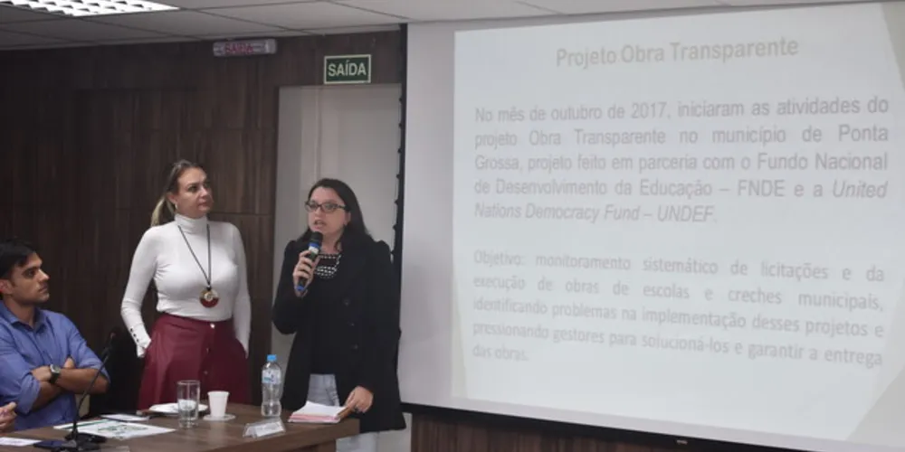 Projeto contribui com a fiscalização de obras de CMEIs da cidade

