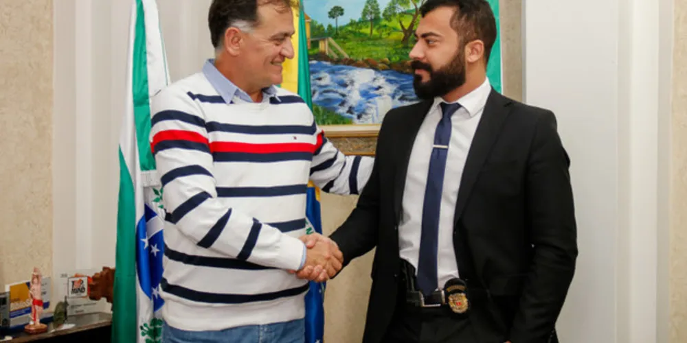 Ele esteve no Palácio do Diamante para ser apresentado oficialmente ao prefeito e falar sobre as suas expectativas

