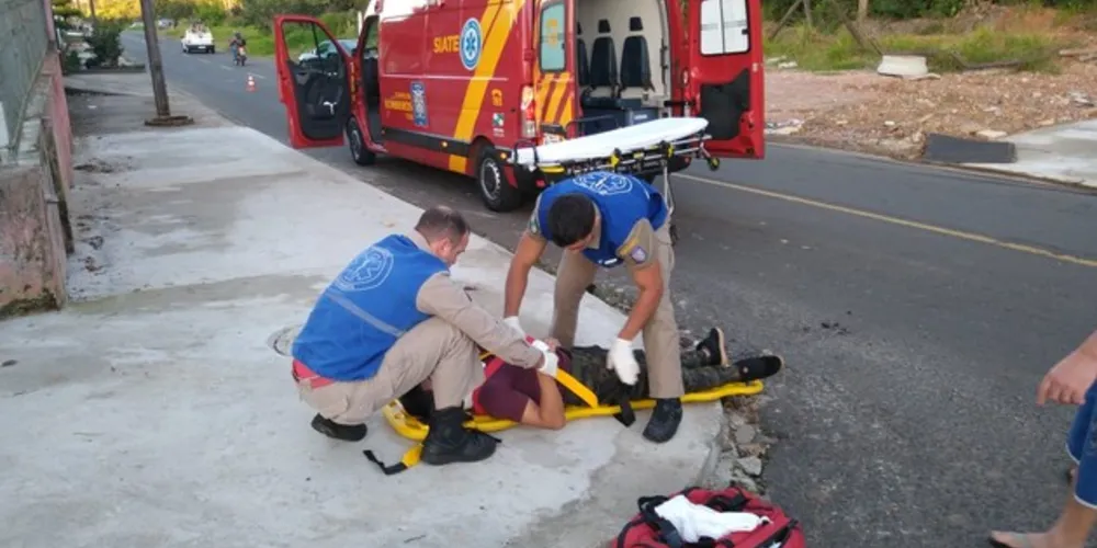 Imagem ilustrativa da imagem Acidente no Núcleo Rio
Verde deixa motociclista ferido