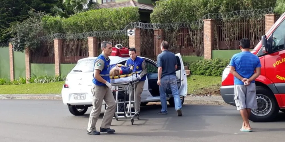 Vítima foi encaminhada ao hospital com dores nas costas