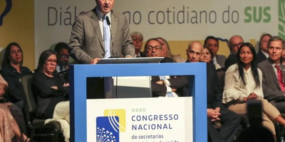 Anúncio foi feito pelo ministro da Saúde, Luiz Henrique Mandetta, durante o Congresso Nacional de Secretarias Municipais de Saúde