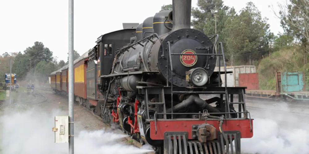 Inclusão da locomotiva como um dos atrativos do evento tem como objetivo resgatar as raízes ligadas à tradição ferroviária