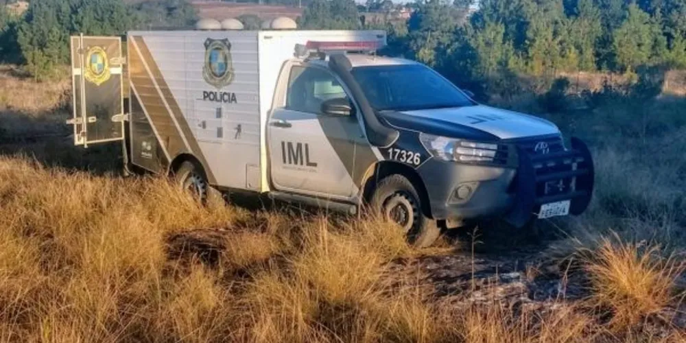 Corpo foi encaminhado ao IML de Ponta Grossa e caso segue sob investigação da Polícia Civil de Palmeira